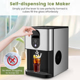 Self-Dispensing Soft Nugget Ice Maker