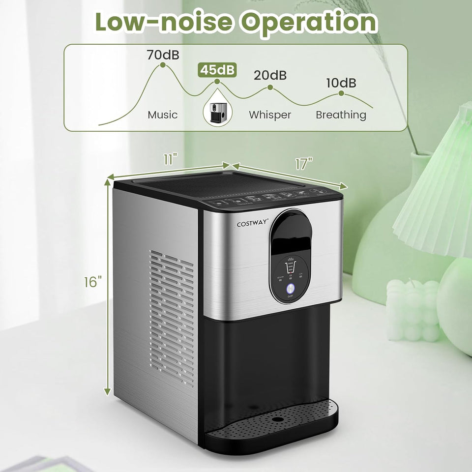 Self-Dispensing Soft Nugget Ice Maker